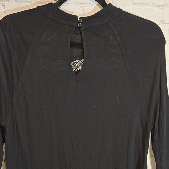 LOFT black long sleeve top size M - Picture 5 of 10